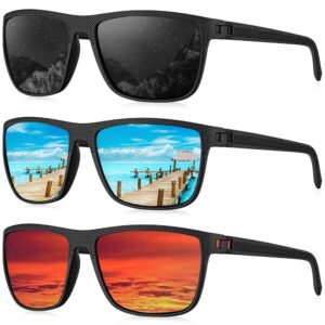 KALIYADI Males’s Polarized Sun shades – Light-weight UV Safety Sun shades for Driving, Fishing, and Golf