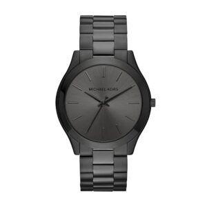 Michael Kors Males’s Outsized Slim Runway Watch in Stainless Metal